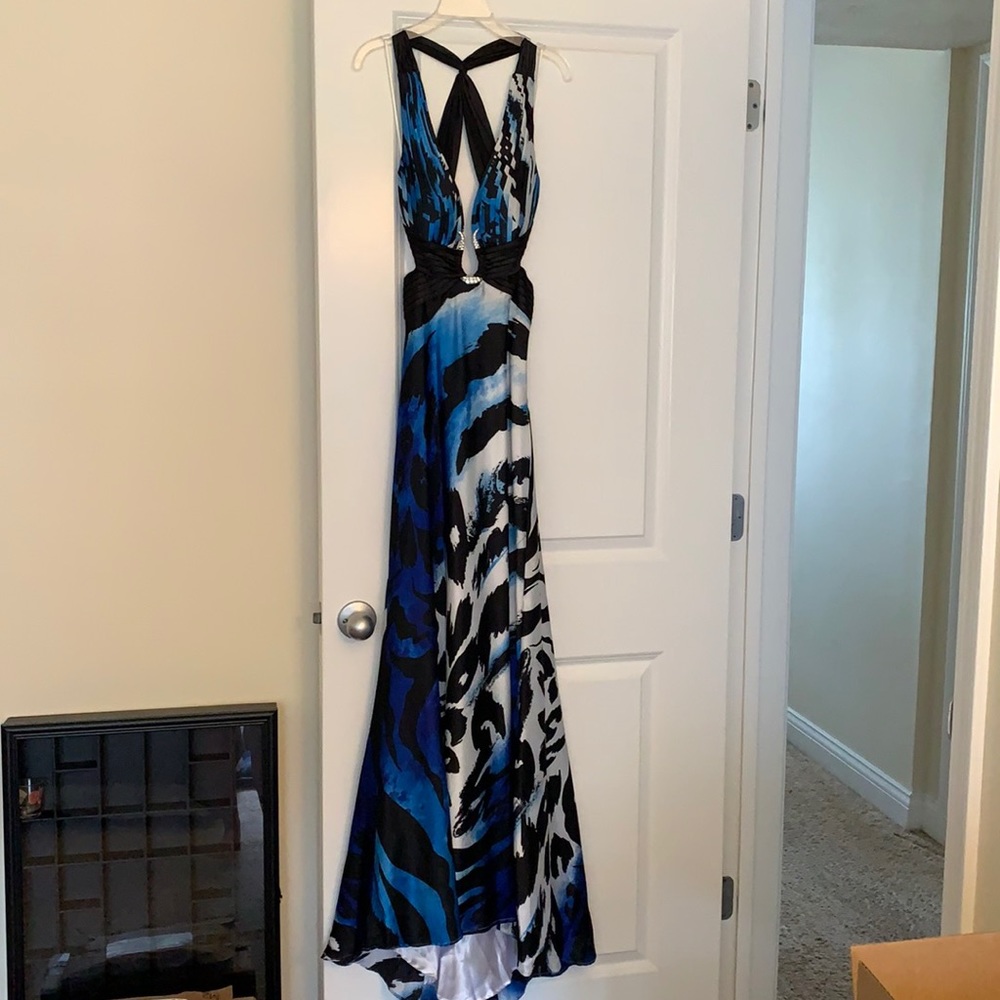 Low back prom dress